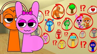 Sprunki Crazy Sinner Pinki Preg x Oren wants me to bring her All Babies Sprunki Love Families - Gmod