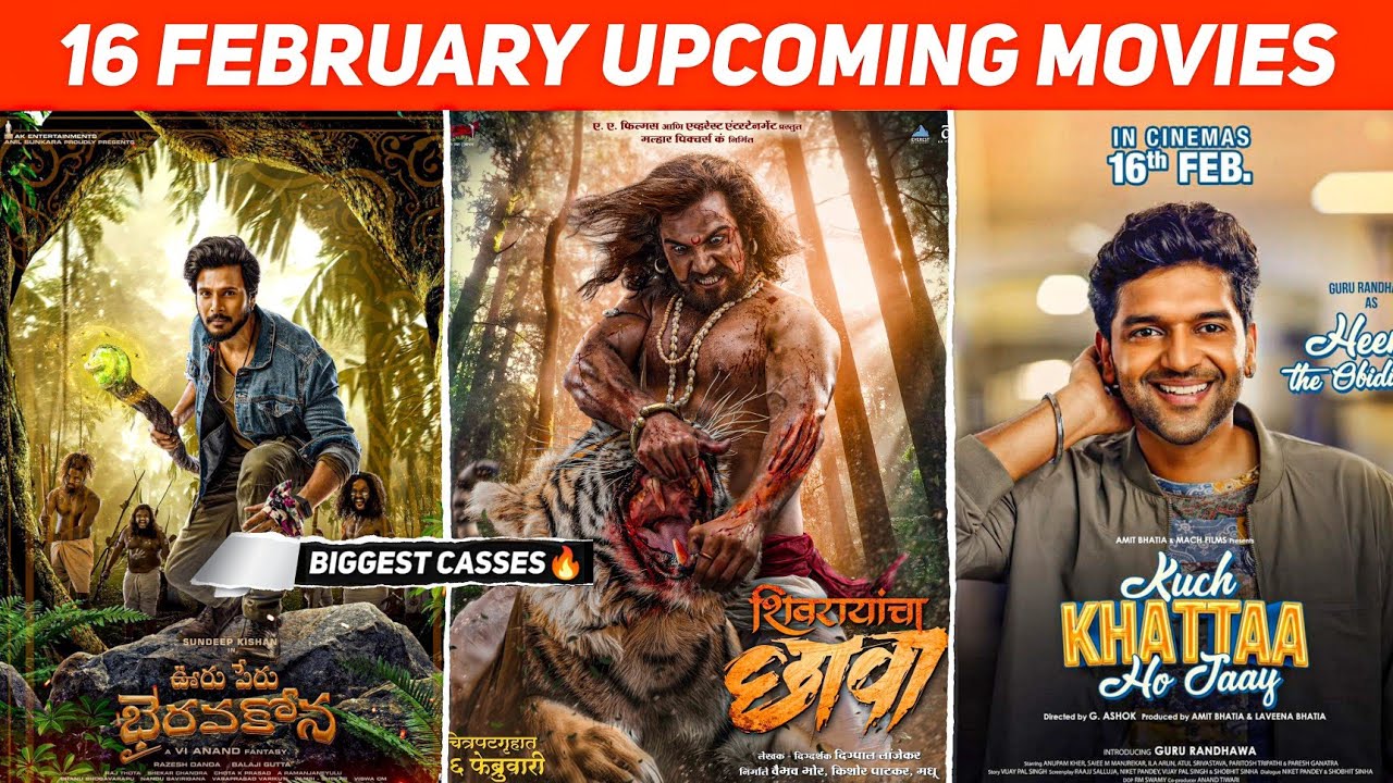 Top 10, 16 February Upcoming Movies In Theaters || Movies Releasing In ...