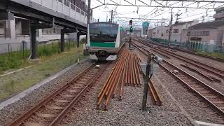 埼京線E233系7000番台ハエ104編成各停海老名行\u0026相鉄10000系10701編成各停湘南台行\u0026東急目黒線3000系3107編成各停西高島平行