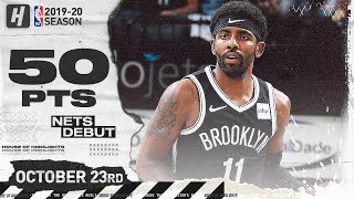 Kyrie Irving AMAZING Brooklyn Nets Debut Full Highlights vs Timberwolves (2019.10.23) - 50 Points!