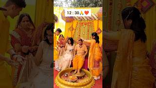 Himanshu (Bhatija) ki HALDI KA DIN 🥰💃..#meenalohani #trending #viral #short