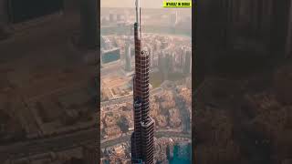 Burj Khalifa world tallest tower, view at night #short