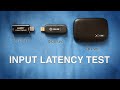 HDMI recorders input latency comparison.