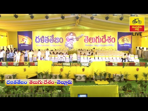 Live From Dalitha Tejam Telugudesam Event Nellore Live From Dalitha Tejam Telugudesam Event Nellore
