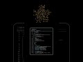 ✨ Glowing Star Particle Animation | HTML CSS JavaScript ⭐ #shorts