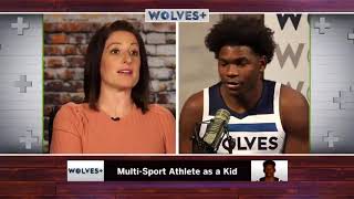 Anthony Edwards lets Marney Gellner and everybody know he's a super do-it-all athlete! 😂