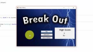 Weaver - Visual Basic Tutorial - Break Out 013