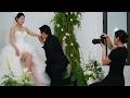 Toan underwent a dramatic transformation in 365 days, and Diem looked stunning in her wedding dress.