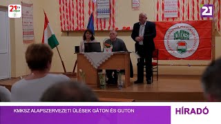 KMKSZ alapszervezeti ülések Gáton és Guton