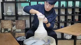 도자기 물레로 오목한 작은 밥그릇 만들기_ (편집 영상) [how to making a bowl]