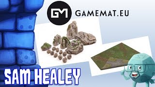 Gamemat.eu: Highlands Terrain Set \u0026 4X4 Double-Sided Battle Mat Review with Sam Healey