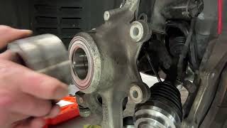 Mercedes CLS63 W218 4Matic wheel bearing replacement