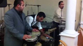 Gods Gypsy Christian Church Queens NY Choir boys playing Bongos part 2