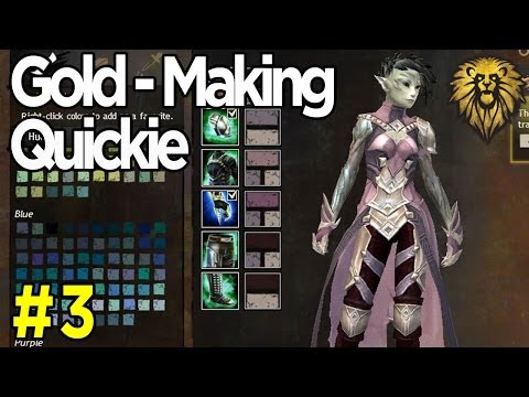 Gold-Making Quickie #3 - Crafting & Selling Dyes - Guild Wars 2 Gold-Making Quickie #3 - Crafting & Selling Dyes - Guild Wars 2