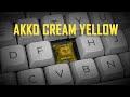 Akko Cream Yellow sound test | GMK67