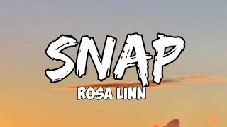 Rosa Linn - Snap | Lyrics (Speed up)