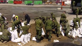 Army assisting with Bracebridge flooding