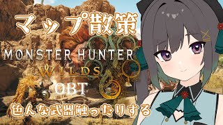 【 モンハンワイルズ OBT 】マップお散歩したりいろんな武器さわってみたり【常盤いろは/VTuber】