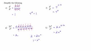 MTH 65 (§5.X, v2) Introduction of Exponent Rules for Division