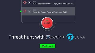 How to hunt with Zeek using Sigma rules for your SIEM