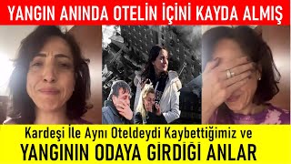 Bolu'da Otelde Yaşananlar An be An İçerdeki Bir Kadın Tarafından Kaydedildi