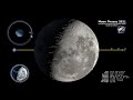 moon phases 2021 – southern hemisphere – 4k