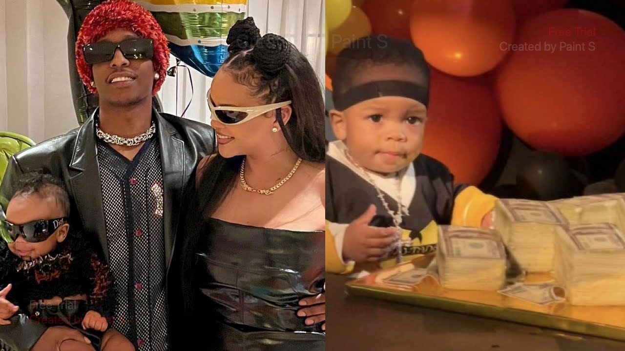 Rihanna And A$AP Celebrate RZA's First Birthday - YouTube