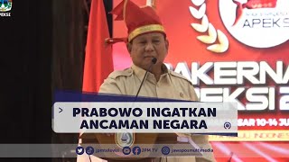 Prabowo Ingatkan Ancaman Negara Luar Untuk Indonesia