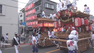 平成29年7月16日加美だんじり祭　灯入れ曳行