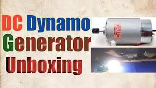 DC Dynamo Generator Unboxing and Review/Mitsumi Dynamo DC Generator @ExperimentHall