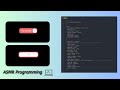 ASMR Programming: Creating a Beautifully Animated Button | No Talking