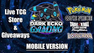 🔴 LIVE Pokemon \u0026 One Piece Store! MOBILE VERSION