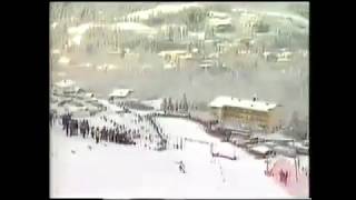 Katrin Gutensohn wins downhill (Badgastein 1986)