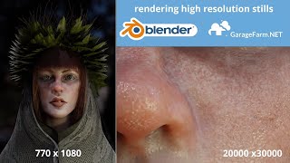 How to render high resolution still image in Blender on a render farm using multiple machines