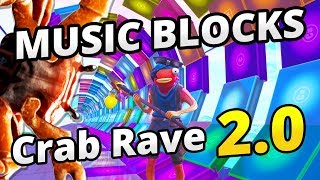 crab rave 2 0 fortnite music blocks - fortnite music blocks codes crab rave