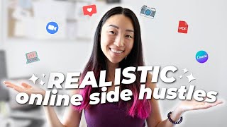 6 Easy Online Side Hustles that require NO MONEY to start in 2024 💸 realistic for the average person