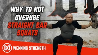 Why to Not Overuse Straight Bar Squats (Shoulder, Elbow & Knee Pain)