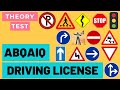 ABQAIQ DRIVING THEORY TEST | COMPLETE 2021 | QUESTIONS AND ANSWERS | DRIVING LICENSE |