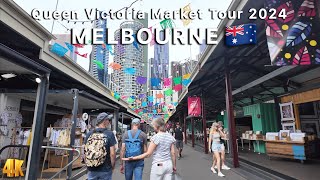 Melbourne Australia Queen Victoria Market in November 2024