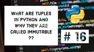 Tuples In Python | Python For Beginners In Hindi #16