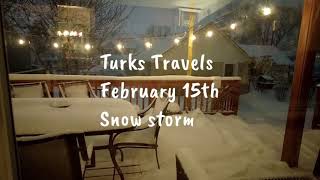 Time lapse video of the February 15th snow storm