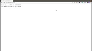 Convert Local Time to UTC in PHP