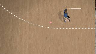 Body feint towards throwing-arm side 2 | Handball at school | IHF Education Centre