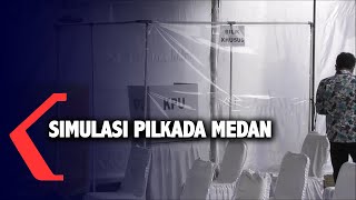 KPU Medan Gelar Simulasi Pilkada