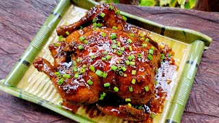 Fried Whole Chicken Marinated in Sprite And Oyster Sauce