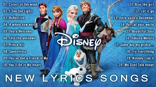 Disney Songs Collection with Lyrics 🌻 Disney Music 2023 🌿 Disney Classic OST