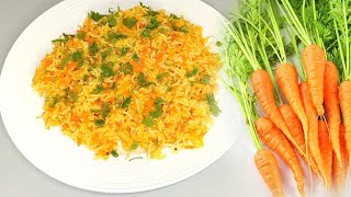 கேரட் சாதம் | carrot rice | Lunch Box Recipes | How to Make Carrot Rice #carrot  #rice