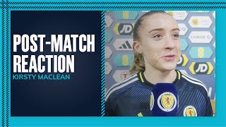 Kirsty MacLean Post Match Reaction | Scotland 1-2 Netherlands | UEFA Women's Nations League