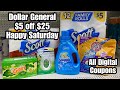 Dollar General $5 off $25 SATURDAY | BUYING WHAT I NEED AT HOME 😊