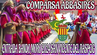 4K COMPARSA ABBASIRES   SAN VICENTE DEL RASPEIG 2024 #morosycristianos #desfile #desfile